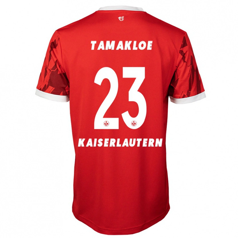 Danxen Men Newton Tamakloe #23 Red White Home Jersey 2025/26 T-Shirt