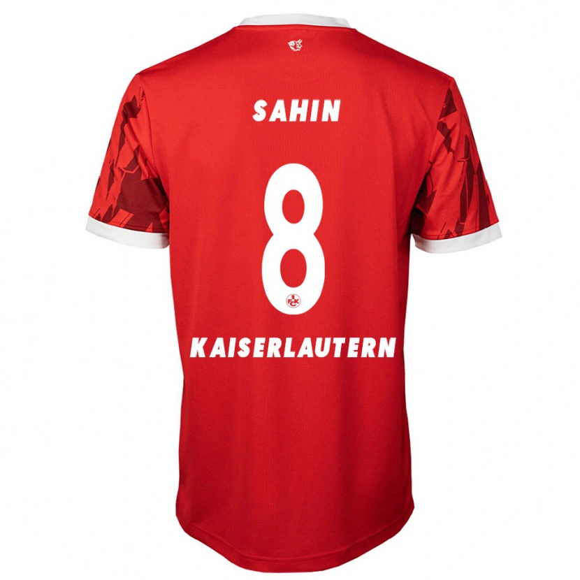 Danxen Men Semih Sahin #8 Red White Home Jersey 2025/26 T-Shirt
