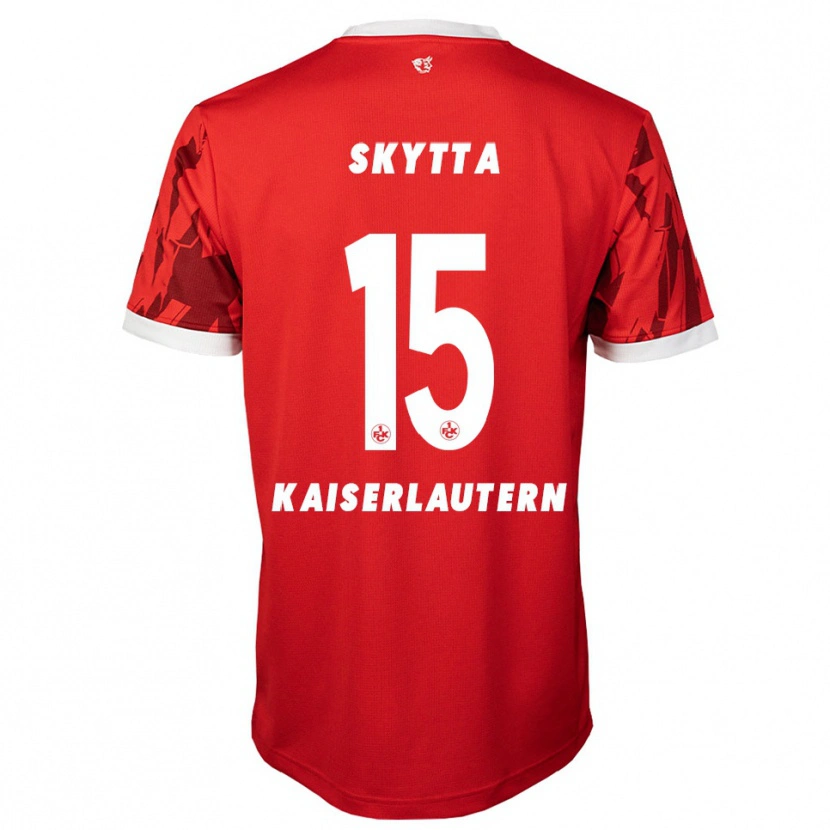 Danxen Men Naatan Skyttä #15 Red White Home Jersey 2025/26 T-Shirt