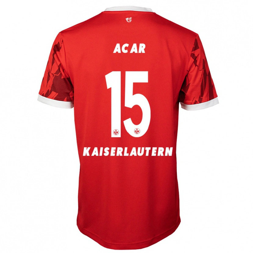 Danxen Men Samet Acar #15 Red White Home Jersey 2025/26 T-Shirt
