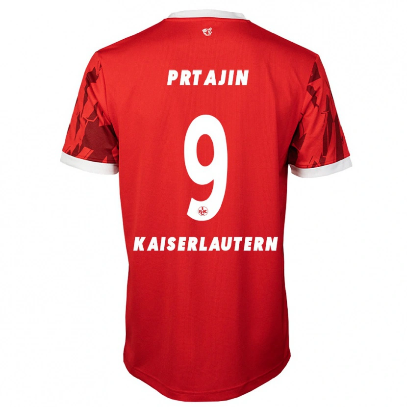 Danxen Men Ivan Prtajin #9 Red White Home Jersey 2025/26 T-Shirt