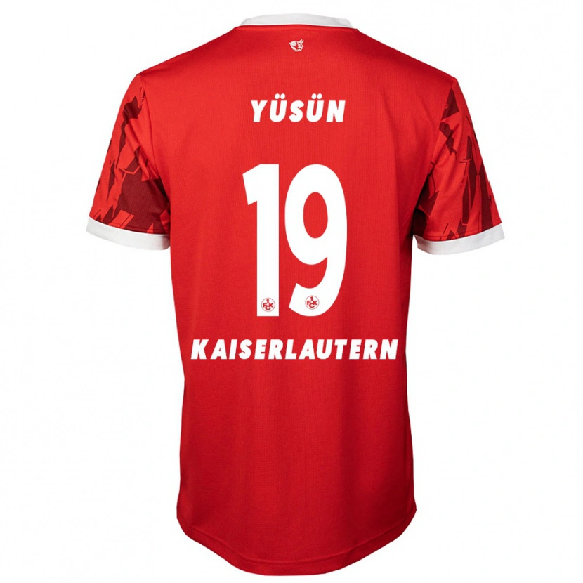 Danxen Men Marvin Yüsün #19 Red White Home Jersey 2025/26 T-Shirt