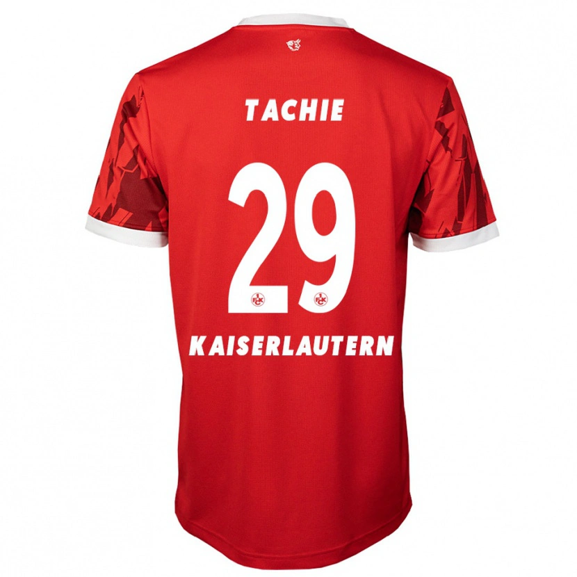 Danxen Men Richmond Tachie #29 Red White Home Jersey 2025/26 T-Shirt