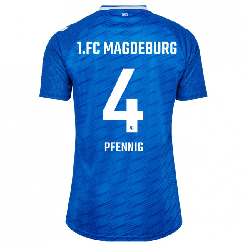 Danxen Men Julius Pfennig #4 Blue White Home Jersey 2025/26 T-Shirt