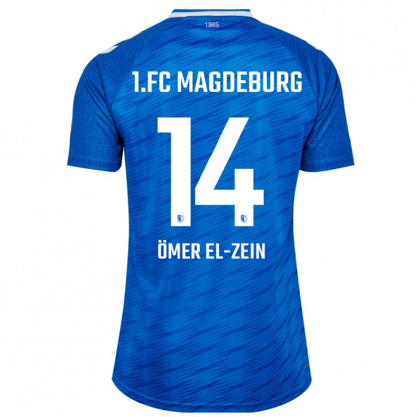 Danxen Men Abu-Bekir Ömer El-Zein #14 Blue White Home Jersey 2025/26 T-Shirt