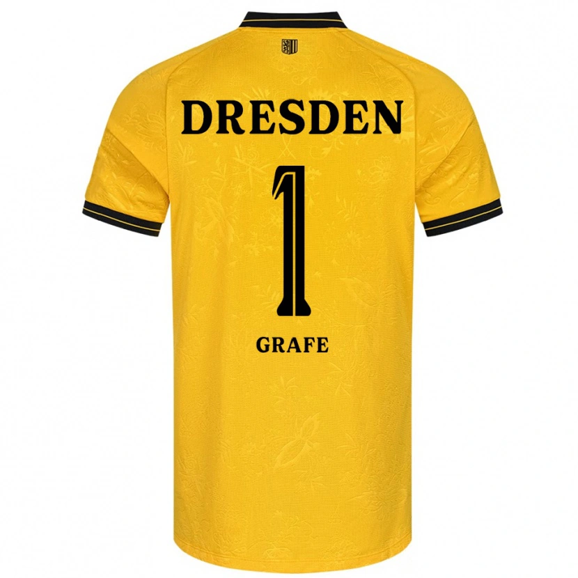 Danxen Men Marlon Grafe #1 Yellow Black Home Jersey 2025/26 T-Shirt
