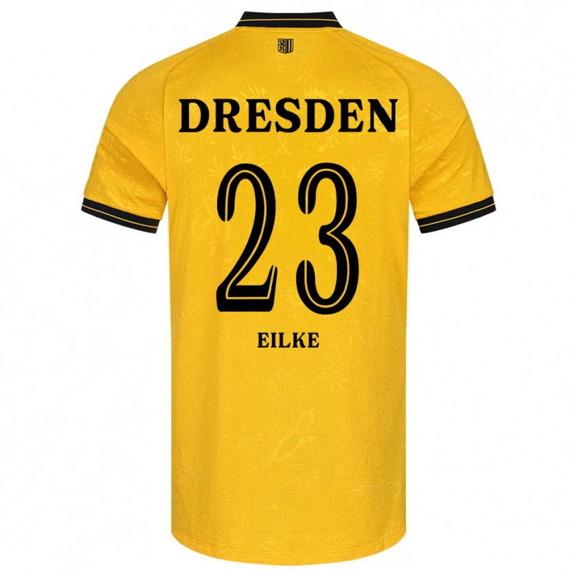 Danxen Men Lennox Eilke #23 Yellow Black Home Jersey 2025/26 T-Shirt