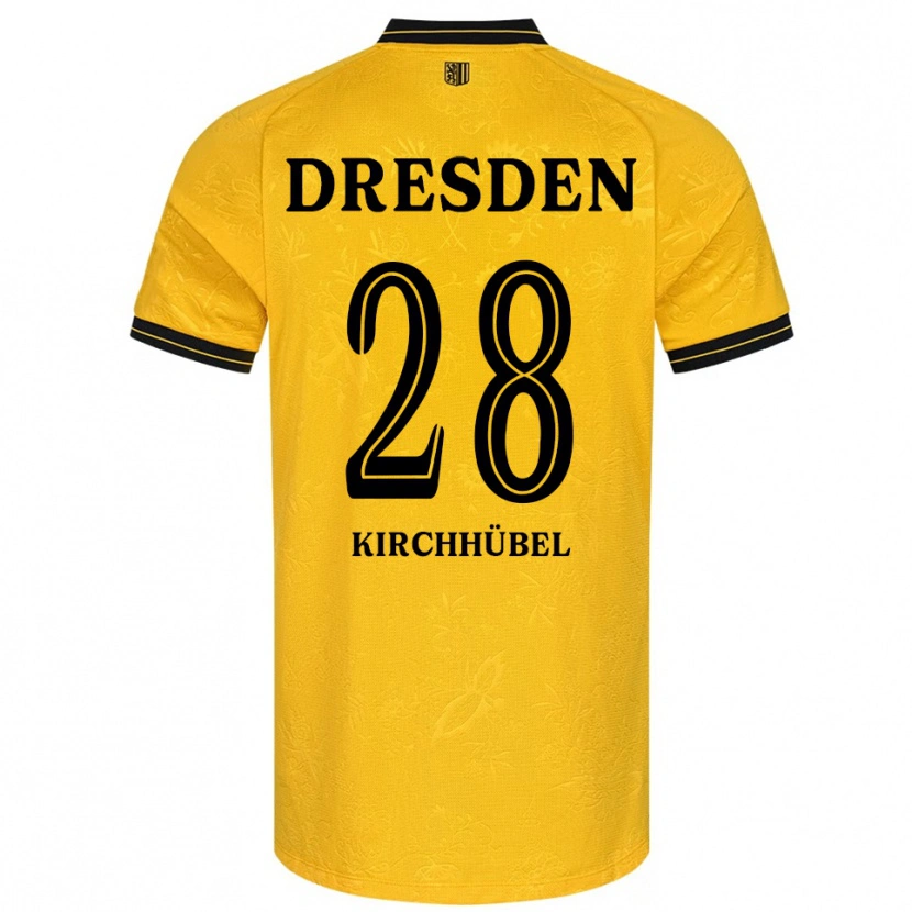 Danxen Men Willi Kirchhübel #28 Yellow Black Home Jersey 2025/26 T-Shirt