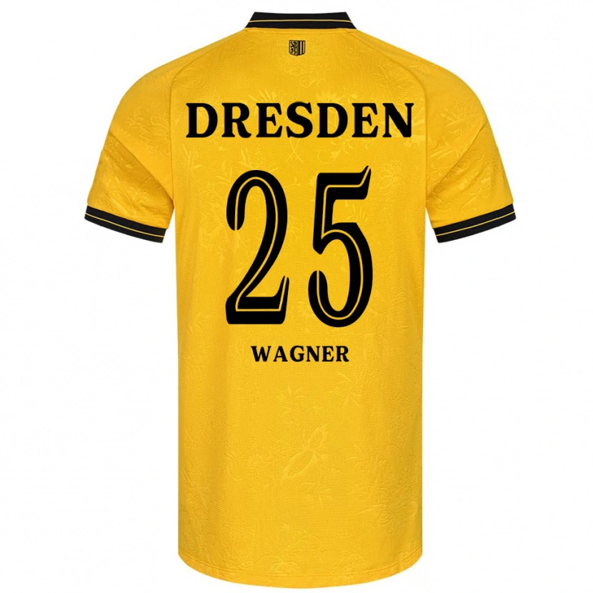 Danxen Men Noah Wagner #25 Yellow Black Home Jersey 2025/26 T-Shirt
