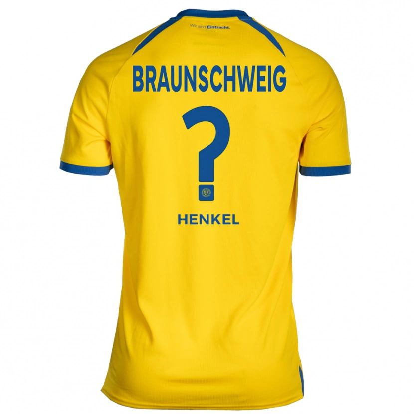 Danxen Men Levin Henkel #0 Yellow Blue Home Jersey 2025/26 T-Shirt