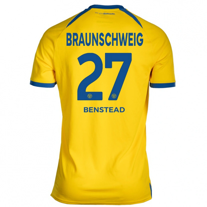 Danxen Men Jakob Benstead #27 Yellow Blue Home Jersey 2025/26 T-Shirt