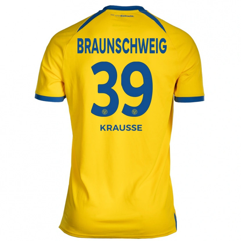 Danxen Men Robin Krauße #39 Yellow Blue Home Jersey 2025/26 T-Shirt