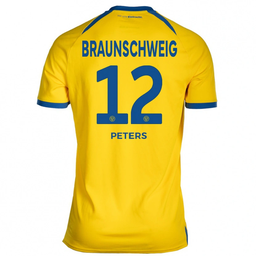 Danxen Men Laurin Peters #12 Yellow Blue Home Jersey 2025/26 T-Shirt
