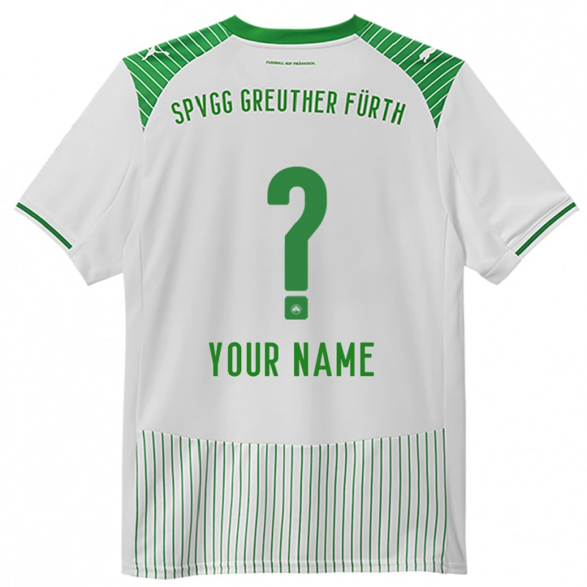 Danxen Men Your Name #0 White Green Home Jersey 2025/26 T-Shirt