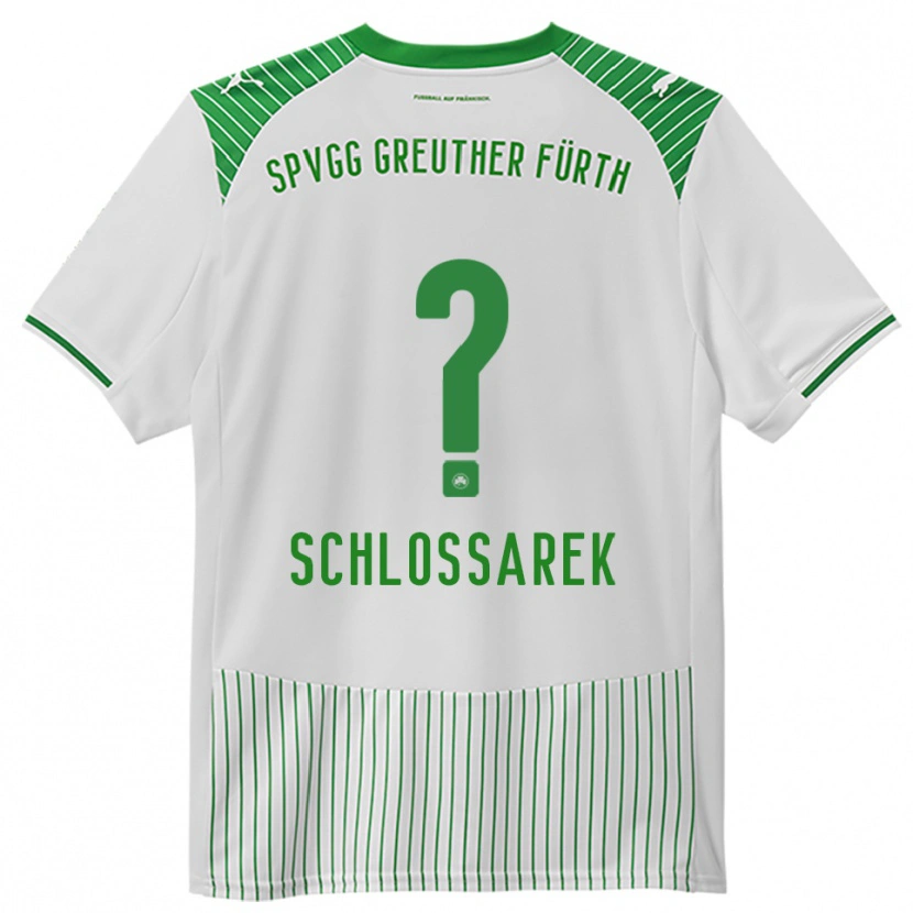 Danxen Men Nadja Schlossarek #0 White Green Home Jersey 2025/26 T-Shirt