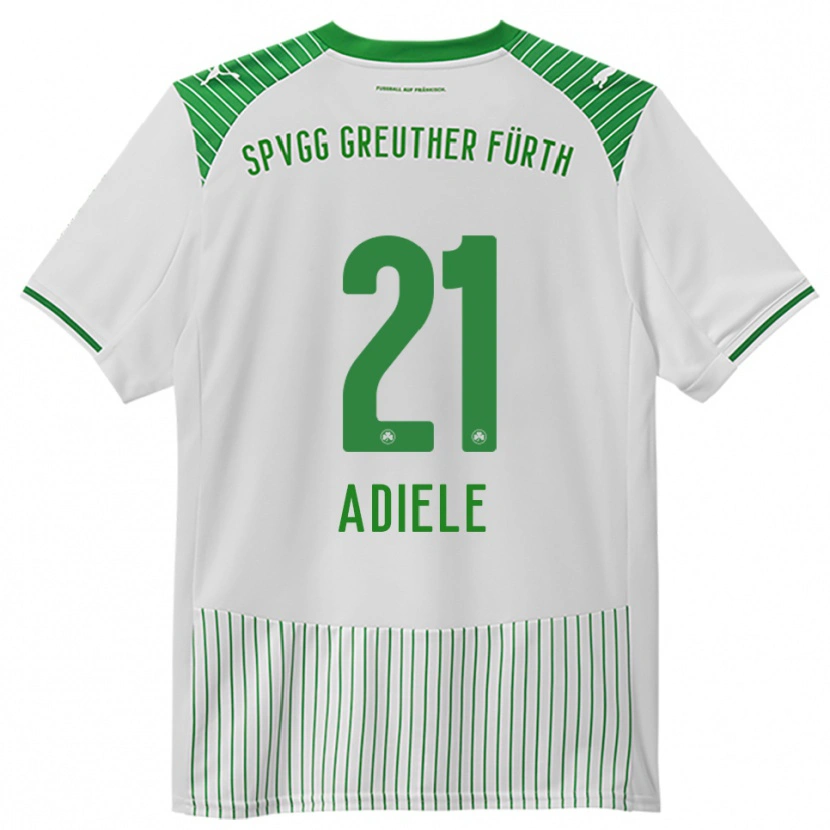 Danxen Men Raphael Adiele #21 White Green Home Jersey 2025/26 T-Shirt