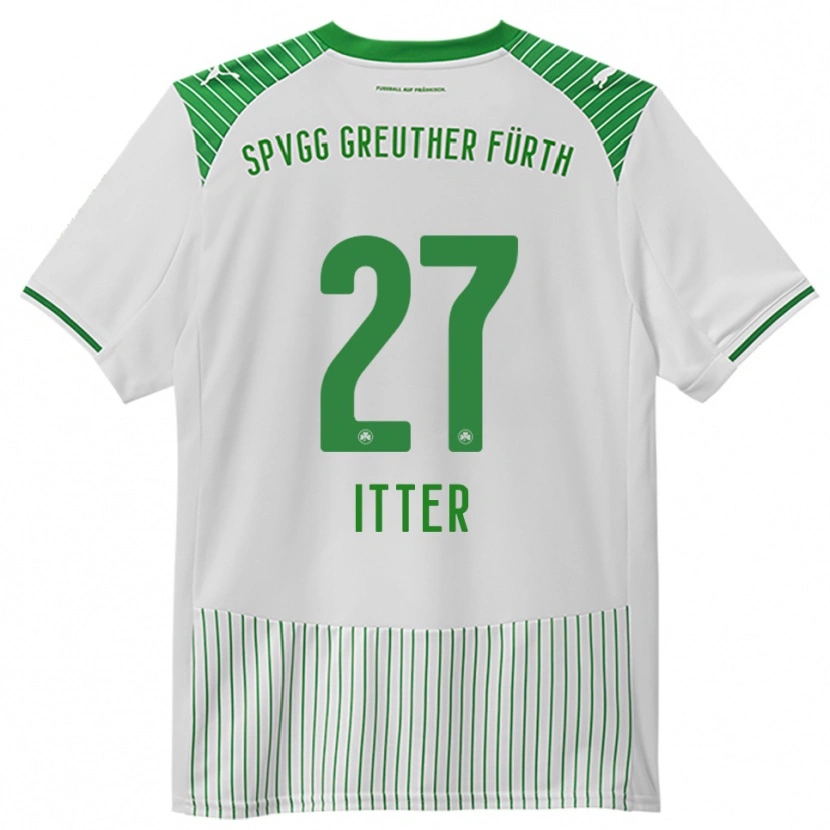 Danxen Men Luca Itter #27 White Green Home Jersey 2025/26 T-Shirt