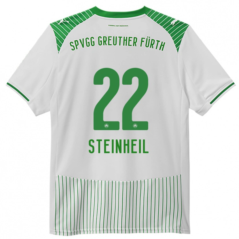 Danxen Men Melvin Steinheil #22 White Green Home Jersey 2025/26 T-Shirt