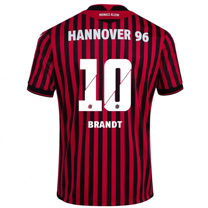 Danxen Men Keanu Brandt #10 Red Black Home Jersey 2025/26 T-Shirt