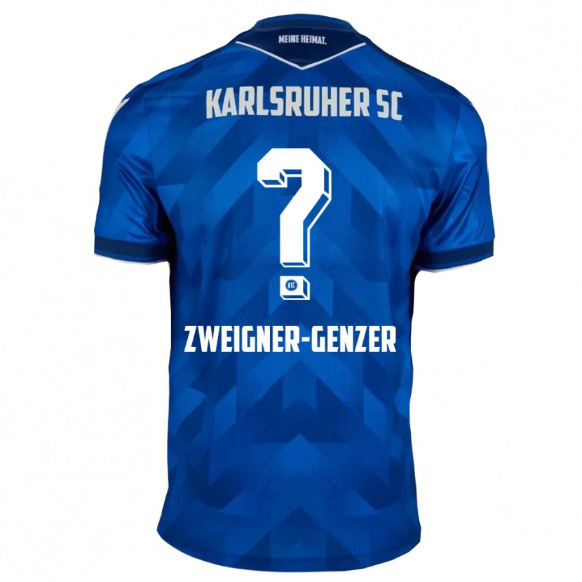 Danxen Men Melissa Zweigner-Genzer #0 Blue White Home Jersey 2025/26 T-Shirt