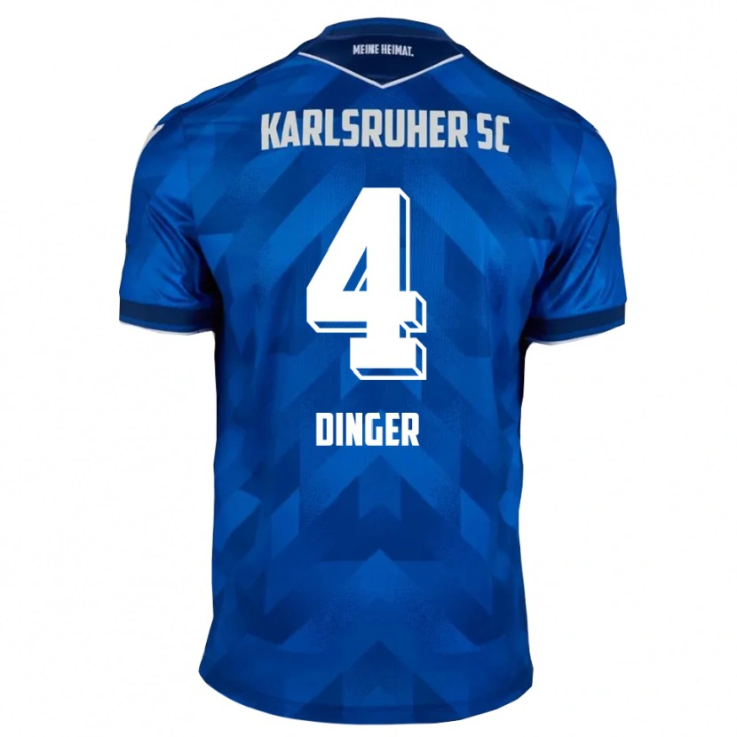 Danxen Men Marlon Dinger #4 Blue White Home Jersey 2025/26 T-Shirt