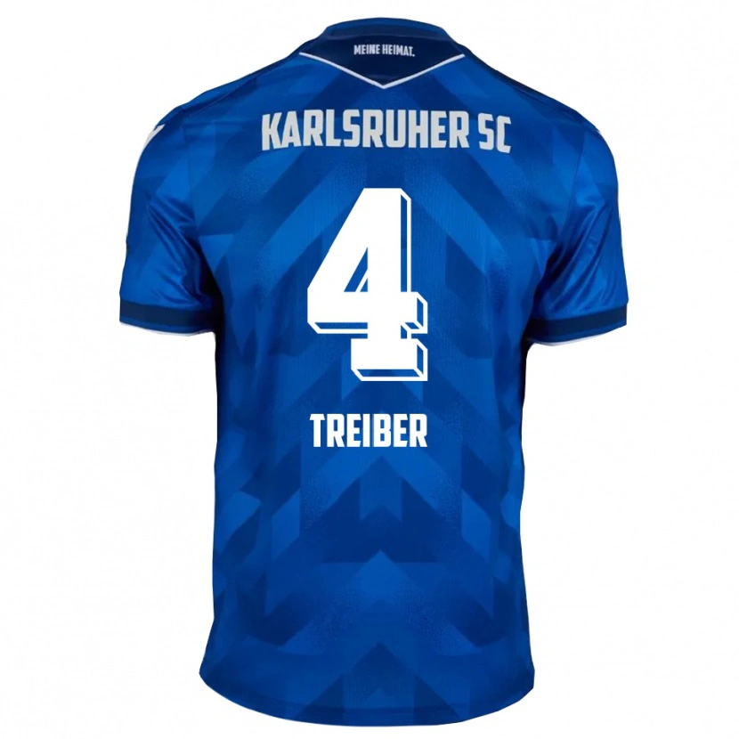 Danxen Men Jannik Treiber #4 Blue White Home Jersey 2025/26 T-Shirt