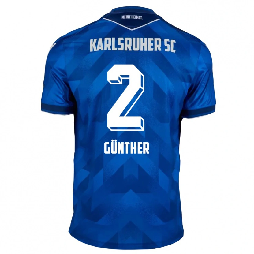 Danxen Men Noah Günther #2 Blue White Home Jersey 2025/26 T-Shirt