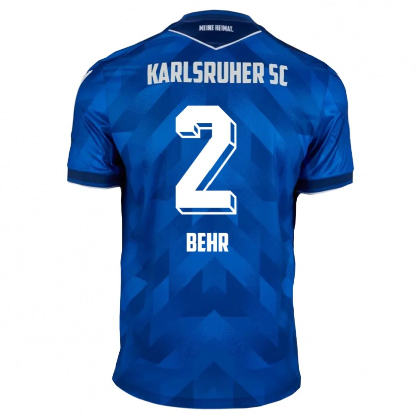 Danxen Men Niklas Behr #2 Blue White Home Jersey 2025/26 T-Shirt
