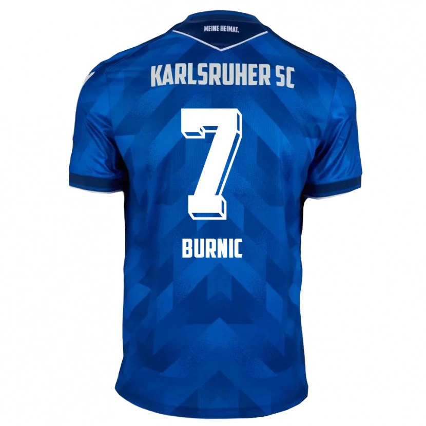 Danxen Men Dzenis Burnic #7 Blue White Home Jersey 2025/26 T-Shirt