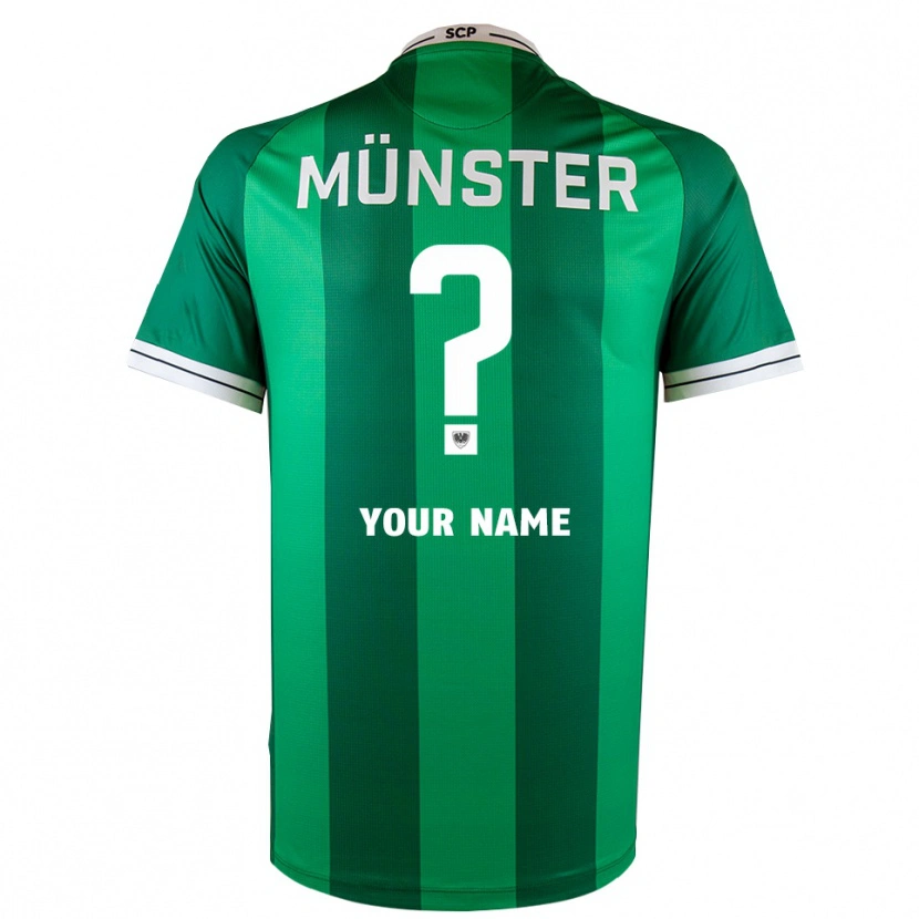 Danxen Men Your Name #0 Green White Home Jersey 2025/26 T-Shirt