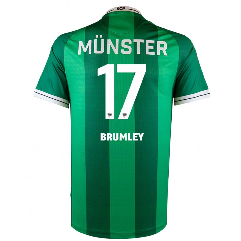 Danxen Men Florian Brumley #17 Green White Home Jersey 2025/26 T-Shirt