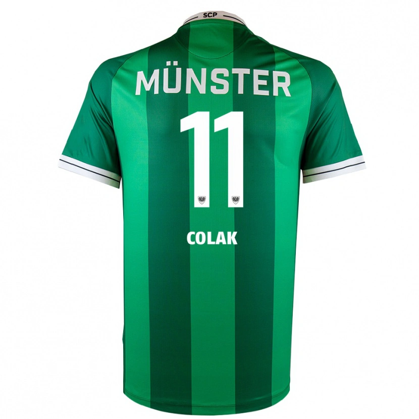 Danxen Men Alper Colak #11 Green White Home Jersey 2025/26 T-Shirt