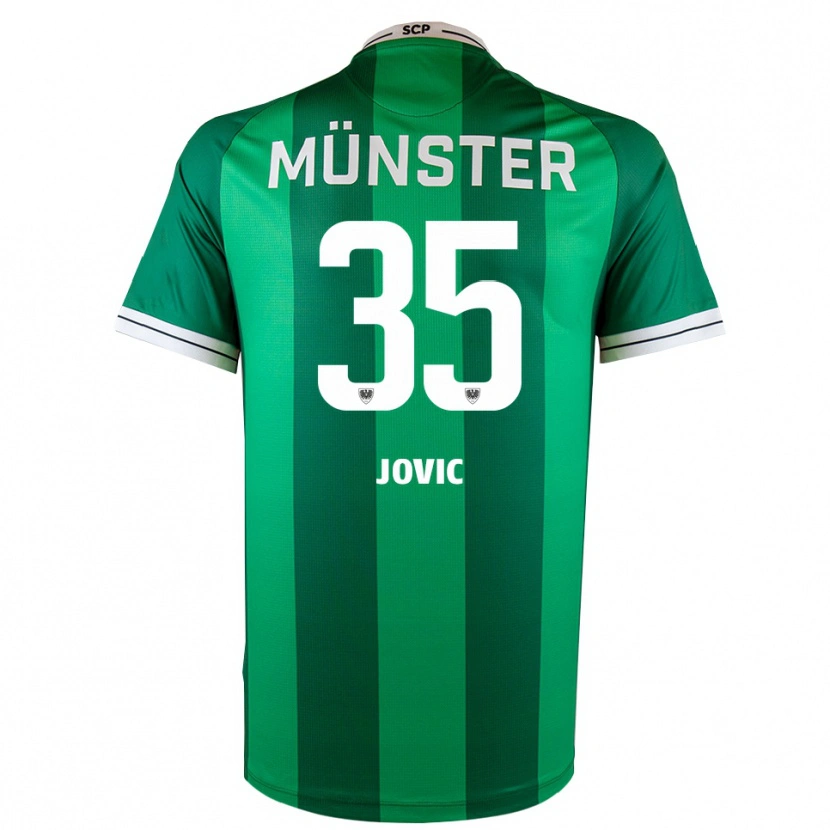 Danxen Men Jovan Jovic #35 Green White Home Jersey 2025/26 T-Shirt