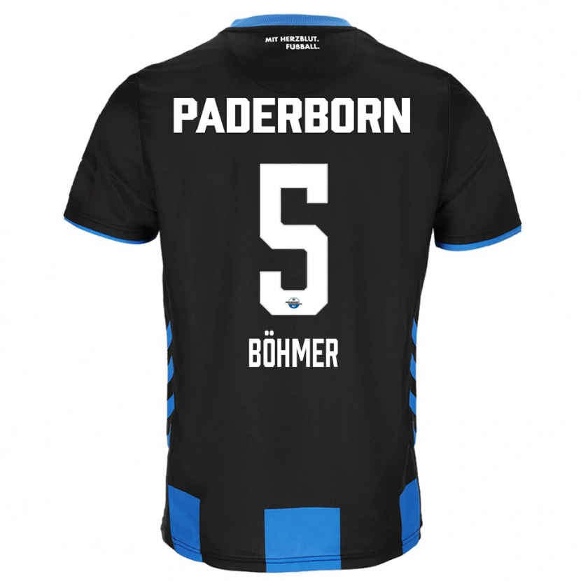 Danxen Men Tim Böhmer #5 Black Blue Home Jersey 2025/26 T-Shirt