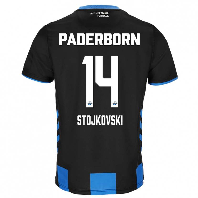 Danxen Men Jakov Stojkovski #14 Black Blue Home Jersey 2025/26 T-Shirt