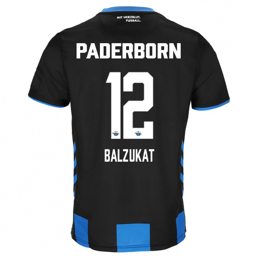 Danxen Men Jens Balzukat #12 Black Blue Home Jersey 2025/26 T-Shirt