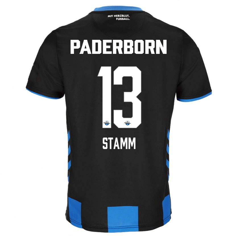Danxen Men David Stamm #13 Black Blue Home Jersey 2025/26 T-Shirt