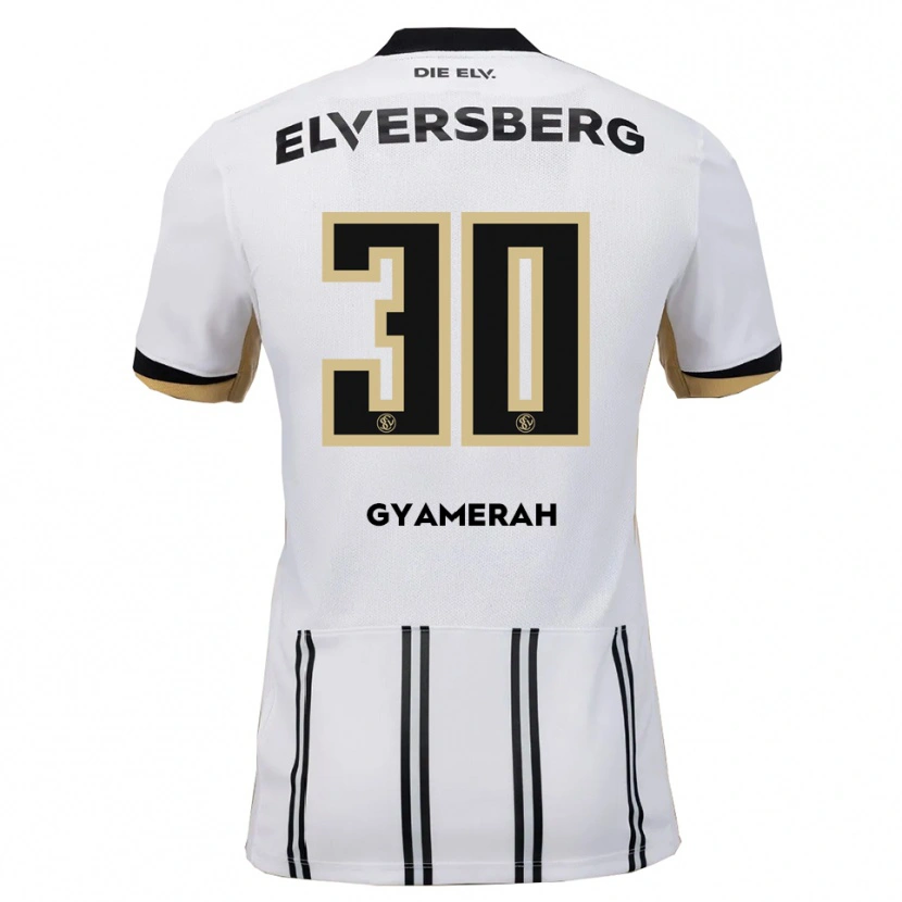 Danxen Men Jan Gyamerah #30 White Black Home Jersey 2025/26 T-Shirt