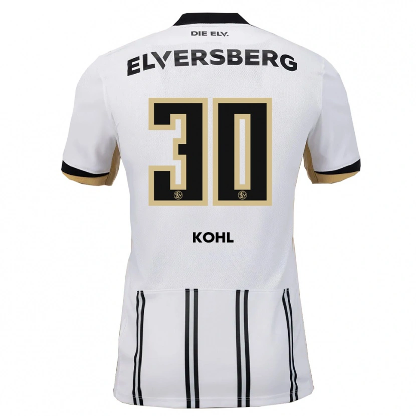Danxen Men Florian Kohl #30 White Black Home Jersey 2025/26 T-Shirt