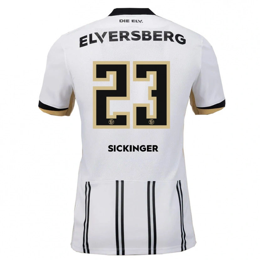 Danxen Men Carlo Sickinger #23 White Black Home Jersey 2025/26 T-Shirt
