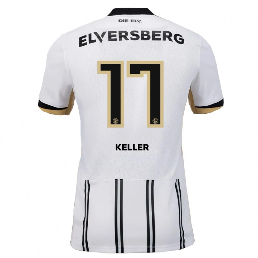 Danxen Men Ina Keller #17 White Black Home Jersey 2025/26 T-Shirt