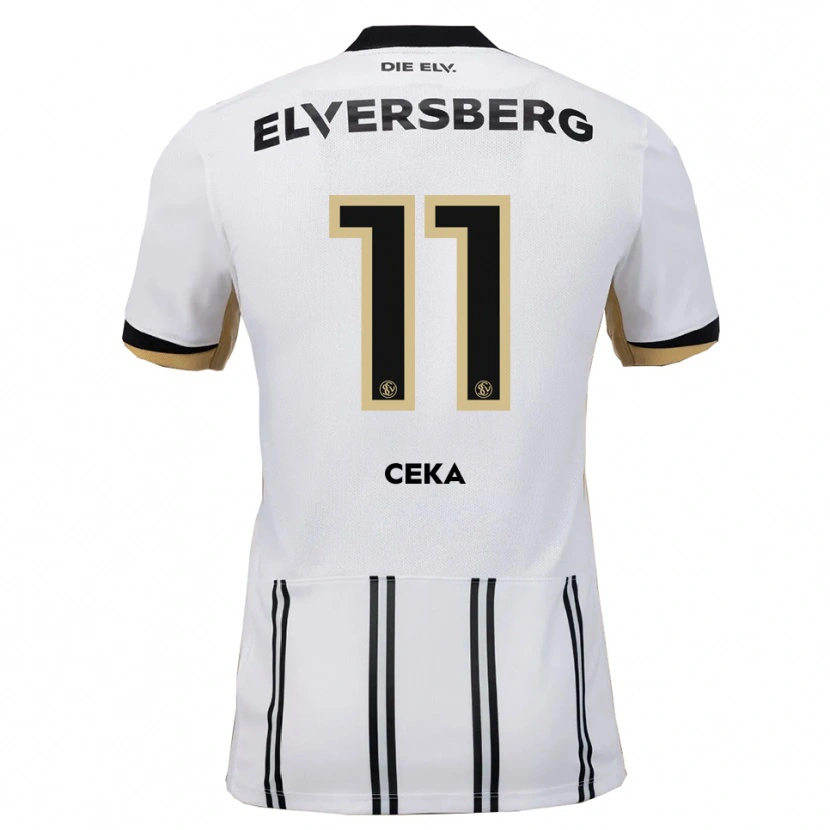 Danxen Men Jason Ceka #11 White Black Home Jersey 2025/26 T-Shirt