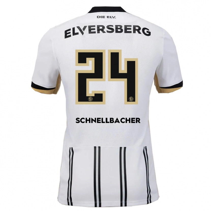 Danxen Men Luca Schnellbacher #24 White Black Home Jersey 2025/26 T-Shirt