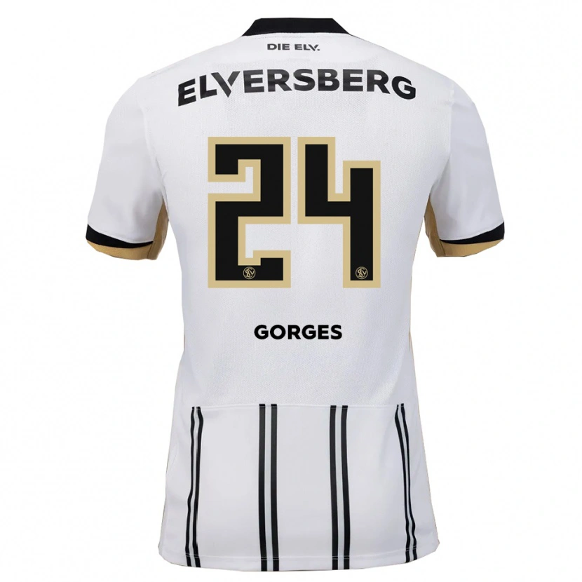 Danxen Men Nils Gorges #24 White Black Home Jersey 2025/26 T-Shirt
