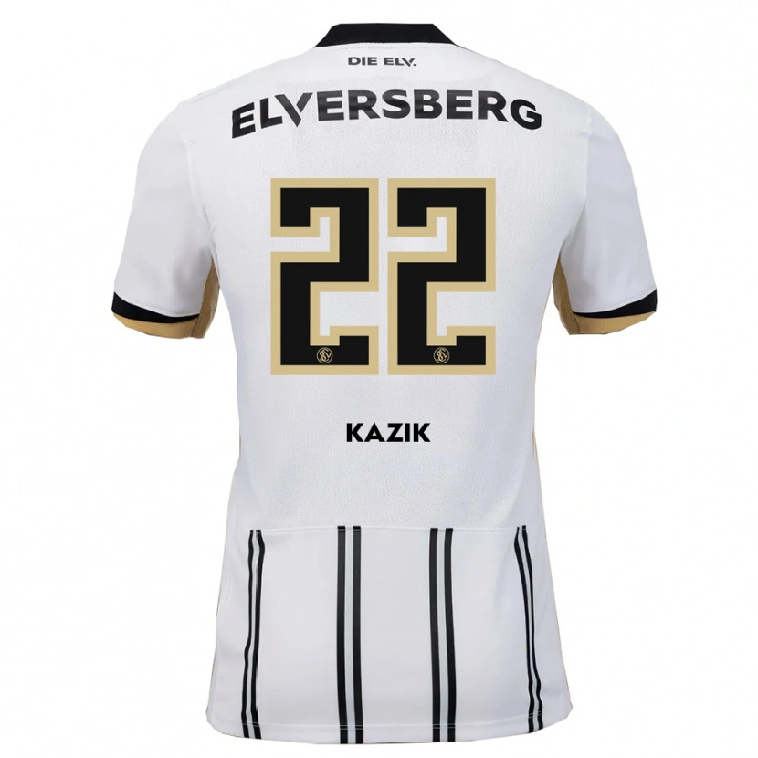 Danxen Men Reber Kazik #22 White Black Home Jersey 2025/26 T-Shirt