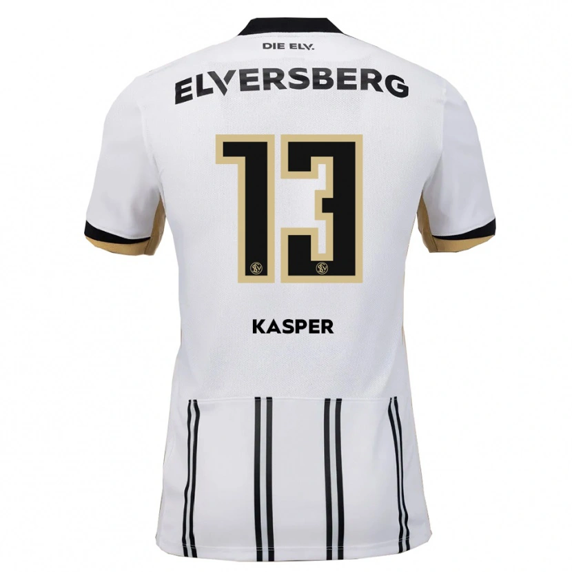 Danxen Men Yannik Kasper #13 White Black Home Jersey 2025/26 T-Shirt
