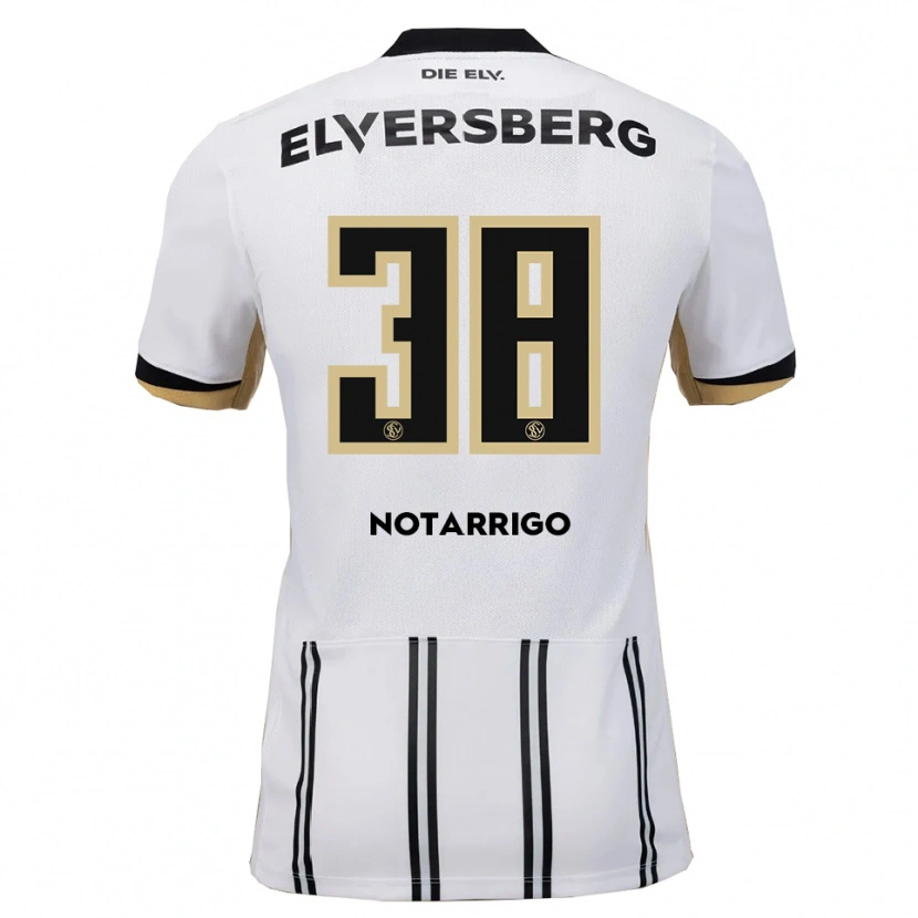 Danxen Men Tyler Notarrigo #38 White Black Home Jersey 2025/26 T-Shirt