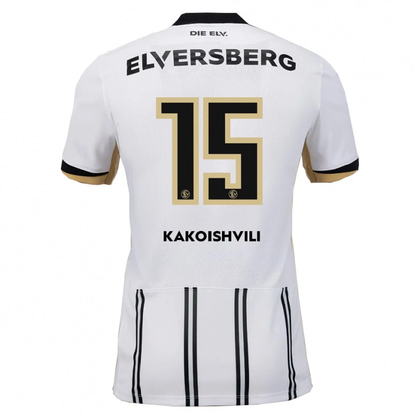 Danxen Men Dimitri Kakoishvili #15 White Black Home Jersey 2025/26 T-Shirt