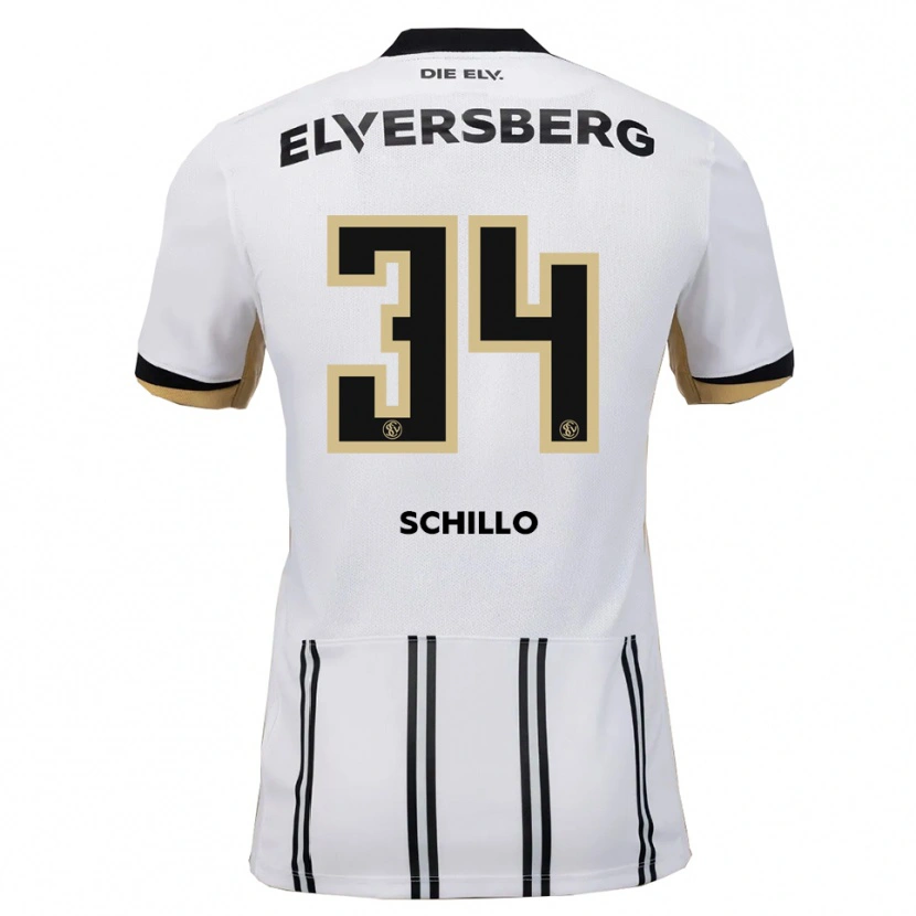 Danxen Men Hannah Schillo #34 White Black Home Jersey 2025/26 T-Shirt