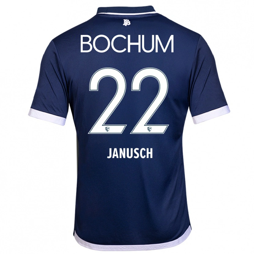 Danxen Men Thees Janusch #22 Navy White Home Jersey 2025/26 T-Shirt